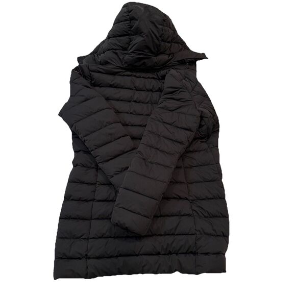 SAVE THE DUCK Black Dorothy Quilted Removable Hood Puffer Jacket NWT Size 5 L/XL - Picture 5 of 12